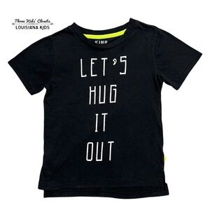 Kind is Cool Sz S Black Let’s Hug it Out Tee Shirt